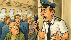 Banc: După decolare, căpitanul zice: Oh, la dracu'!