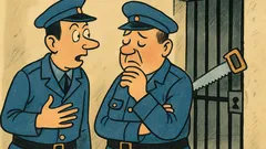 Banc: Un paznic la închisoare șoptește...