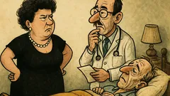 Banc: Soțul grav bolnav, doctorul ezită...