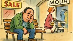 Banc: Intră un bărbat la mall...