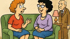 Banc: Mimi și Suzi stau la povești