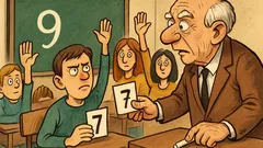 Banc: Un profesor bătrân, la examen...