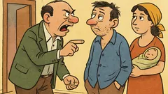 Banc: Doi prieteni și copilul surpriză