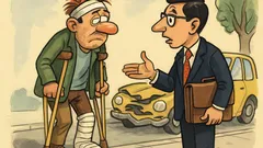 Banc: Ce-ai pățit, Bulă, de mergi în cârje?