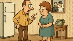 Banc: „Ia ascultă, nevastă…”