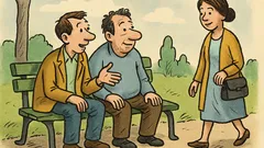 Banc: Discută doi prieteni despre femeia perfectă