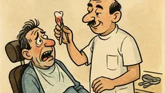 Banc: Domnule doctor, ați scos dintele greșit?