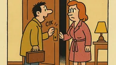 Banc: Cioc, cioc! Cine-i? Ciocolata nu vorbește!