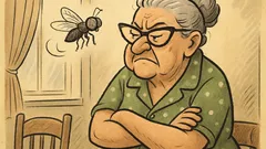 Banc: Care-i diferența dintre soacră și muscă?