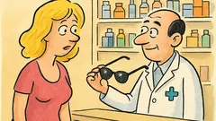 Banc: O blondă intră în farmacie...