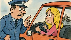 Banc: Polițistul, către blondă: „Ați întrecut…”