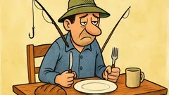 Banc: Care-i meniul pescarului ghinionist?