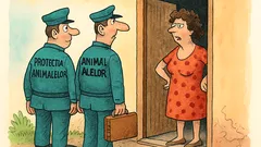 Banc: Suntem de la Protecția Animalelor, doamnă...