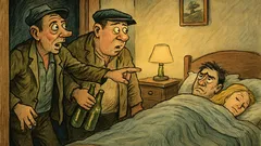 Banc: Doi bețivi intră-n casă...