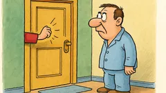 Banc: Cioc, cioc! — Cine e?