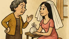 Banc: Mama își întreabă fiica proaspăt căsătorită…