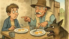 Banc: Un tânăr își vizitează bunicul cioban