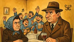 Banc: Cuplul Ceaușescu intră incognito la restaurant