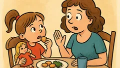 Banc: Mami, păpușelele sunt bune de mâncat?