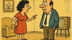 Banc: Soția are două vești pentru tine