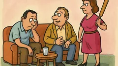 Banc: Nevasta-mea a aflat că o înșel…