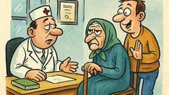 Banc: Bulă își duce soacra la doctor