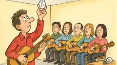 Banc: De câți folk-iști schimbi un bec?