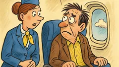 Banc: Stewardesa: „Ați mai zburat vreodată?”