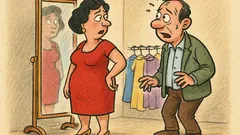 Banc: La cumpărături, rochia mă face grasă?