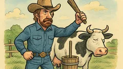 Banc: Chuck Norris nu bate untul...