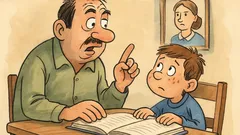 Banc: Gheorghiță, te-a ajutat tata la teme?