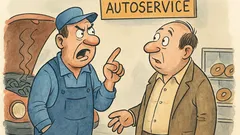 Banc: Mecanicul către client: schimbi uleiul?