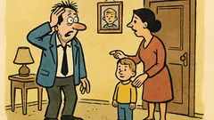 Banc: Ajung acasă, nevasta: „Nu-i al tău!”