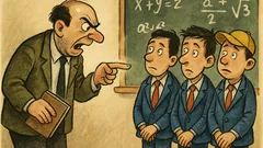 Banc: Profesorul de matematică și trei corigenți