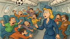 Banc: Nebunii urcă într-un avion…