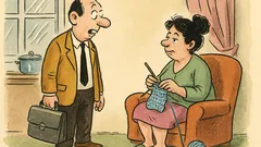 Banc: Soțul întreabă: cum ți-a mers?