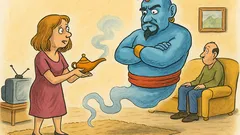 Banc: O femeie găsește lampa lui Aladdin