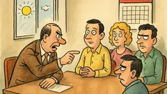 Banc: Ședință la firmă, șeful întreabă