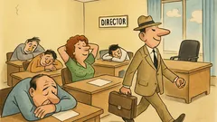 Banc: În concediu s-a dus directorul