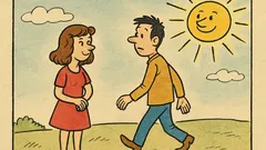 Banc: Vrei să fii soarele meu?