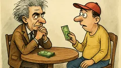 Banc: Un geniu mândru și un idiot pariază