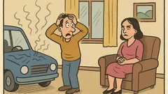 Banc: Un bărbat se sperie de două lucruri