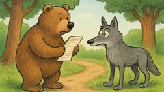 Banc: Ursul se plimbă cu o listă…