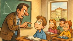 Banc: La ora de mate, profesorul...