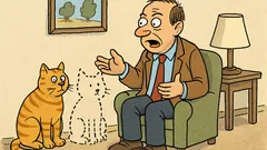 Banc: Începi să vorbești cu pisica...