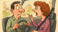 Banc: Doi șoferi stau de vorbă…