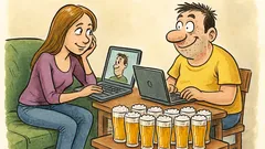 Banc: Discuție pe messenger: îmi plac bărbații rezistenți...