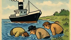 Banc: Ce-au făcut ardelenii la primul vapor?