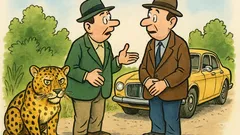 Banc: Costică îi spune lui Mitică…