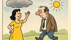 Banc: Care-i asemănarea dintre bărbați și nori?